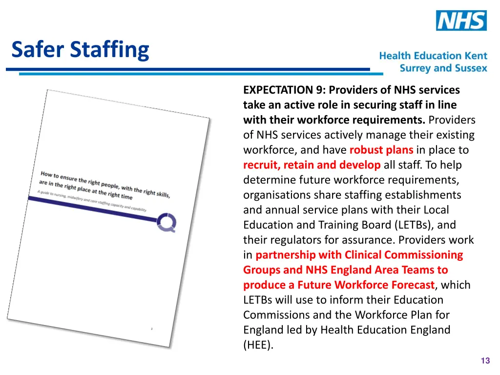 safer staffing