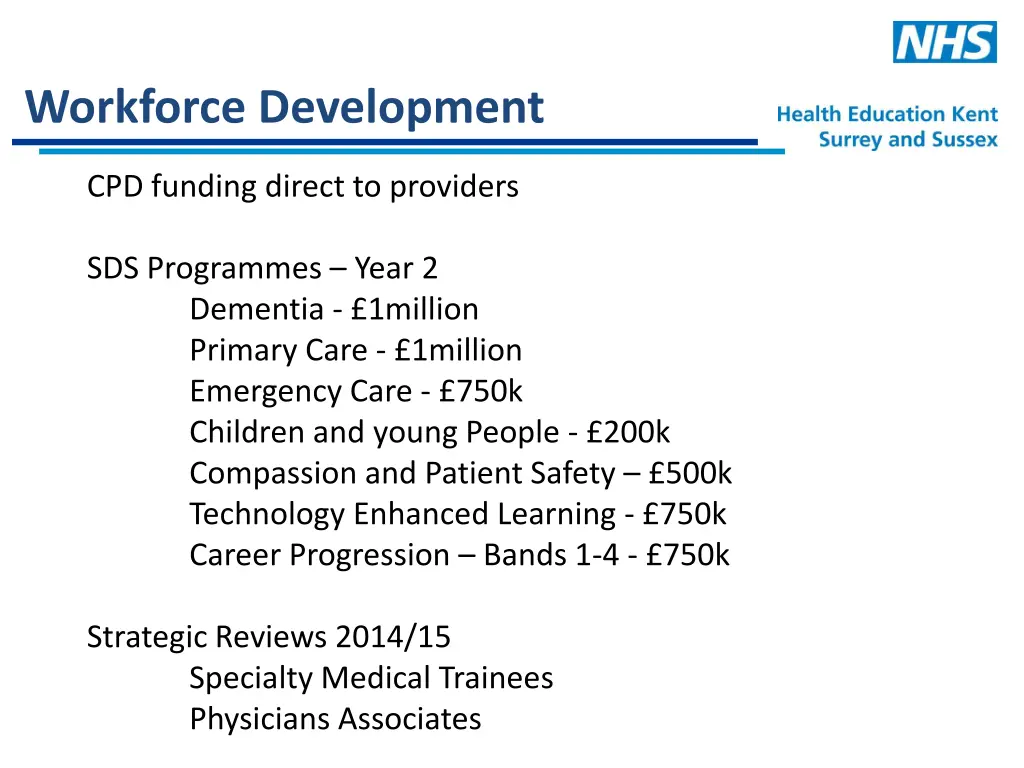 workforce development