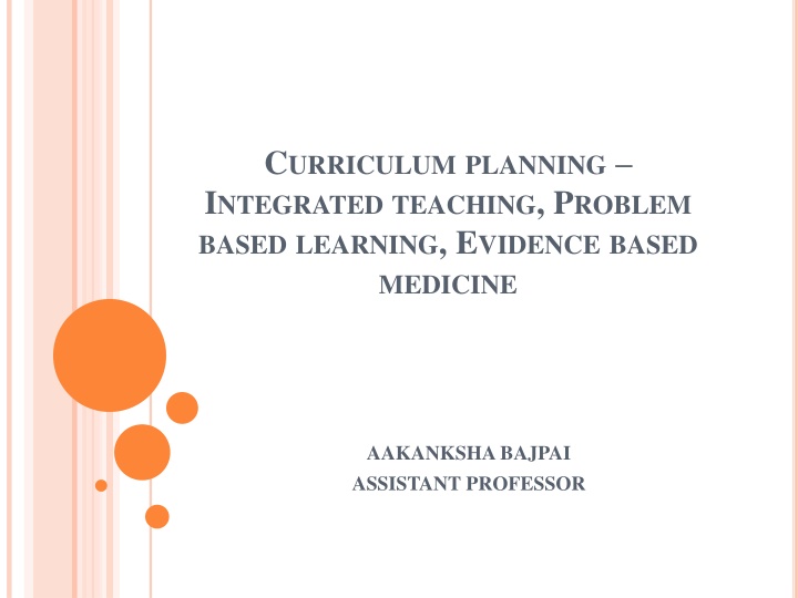 c urriculum planning i ntegrated teaching