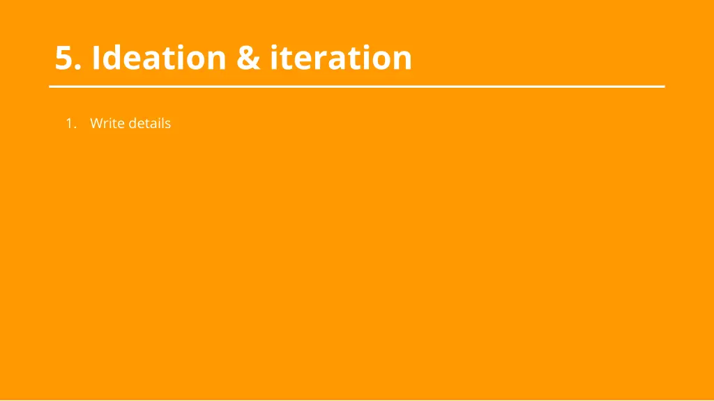 5 ideation iteration