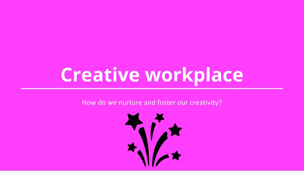 creative workplace