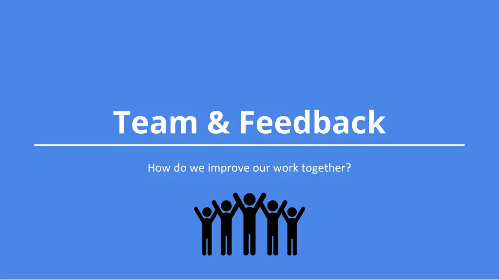 team feedback
