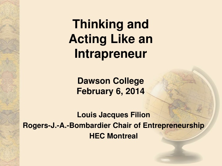 thinking and acting like an intrapreneur