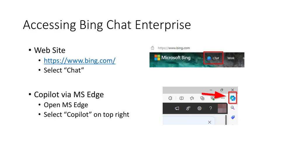 accessing bing chat enterprise