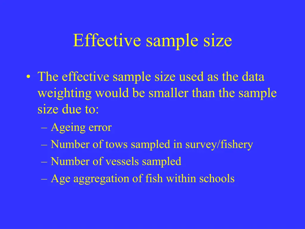 effective sample size
