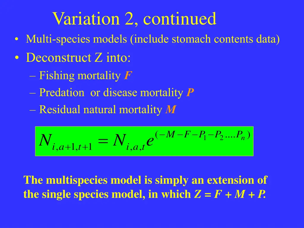 variation 2 continued