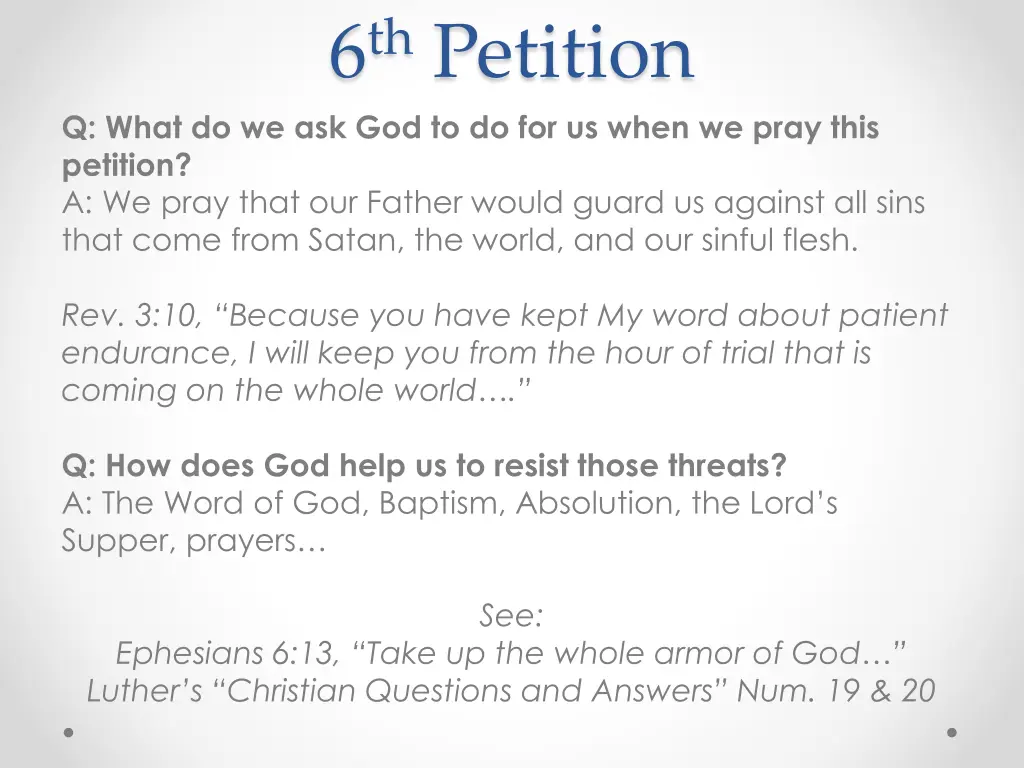 6 th petition 1