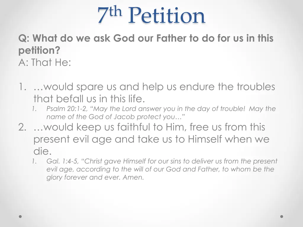 7 th petition 1