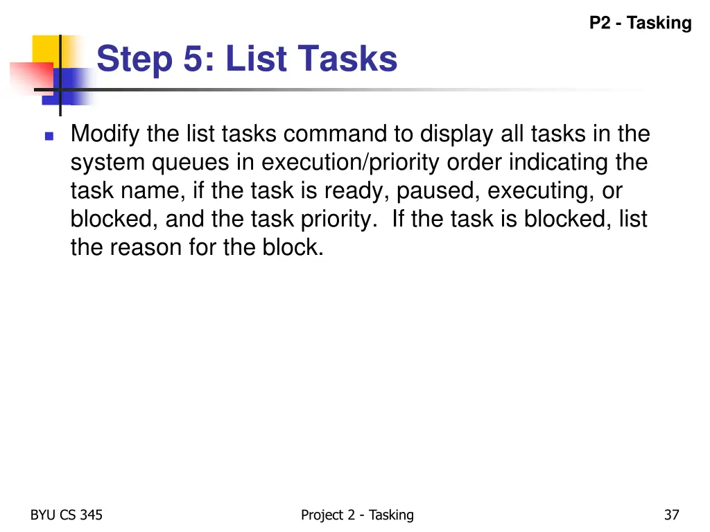 p2 tasking 11