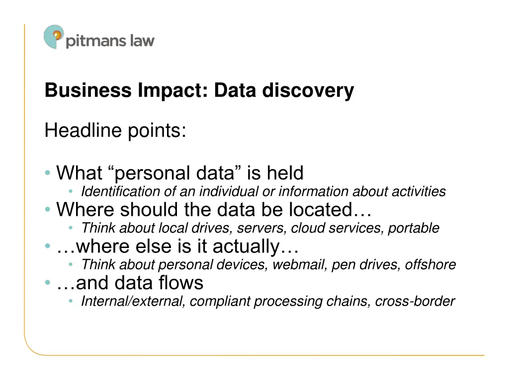 business impact data discovery