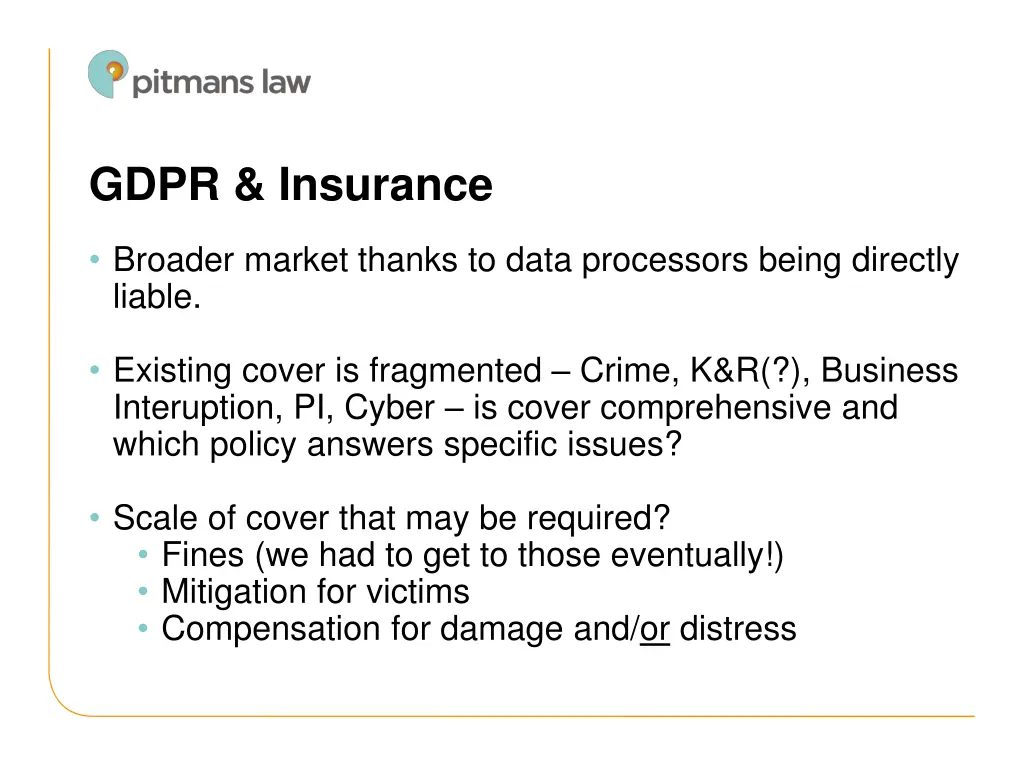 gdpr insurance