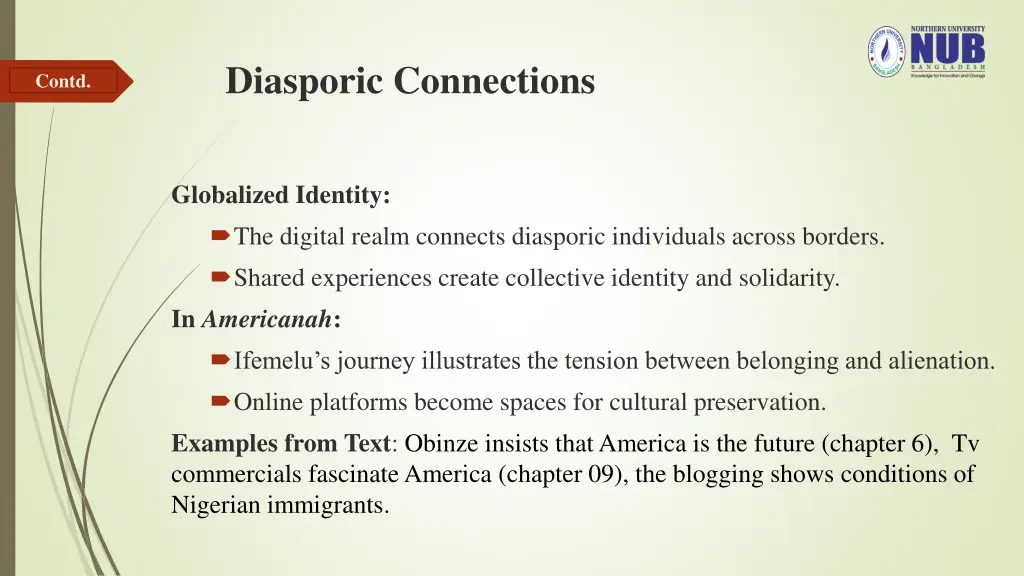 diasporic connections
