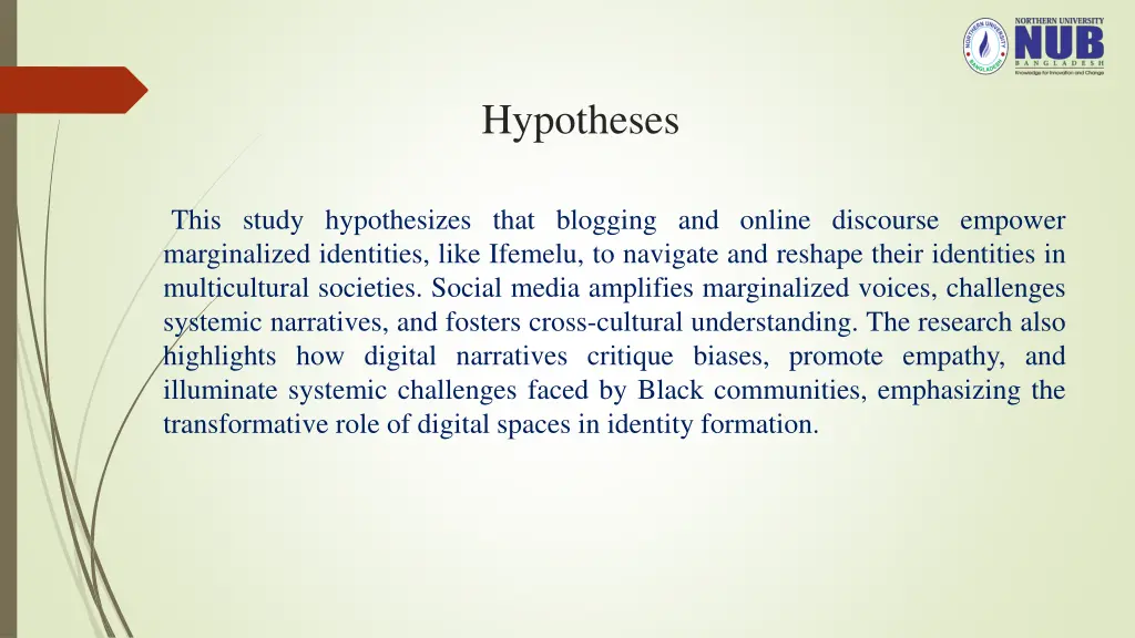 hypotheses