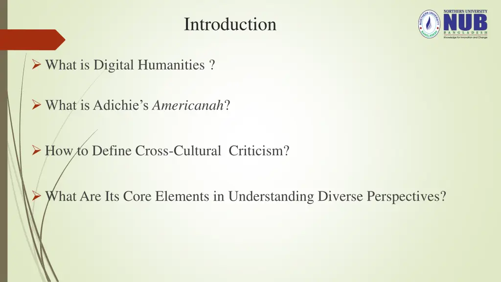introduction