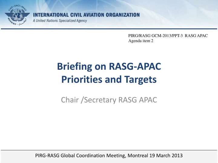 pirg rasg gcm 2013 ppt 3 rasg apac agenda item 2