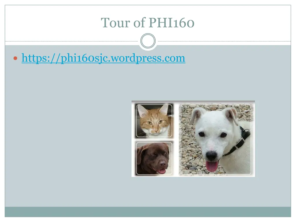 tour of phi160