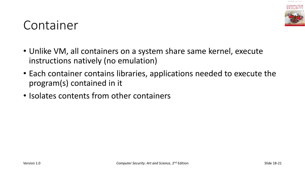 container