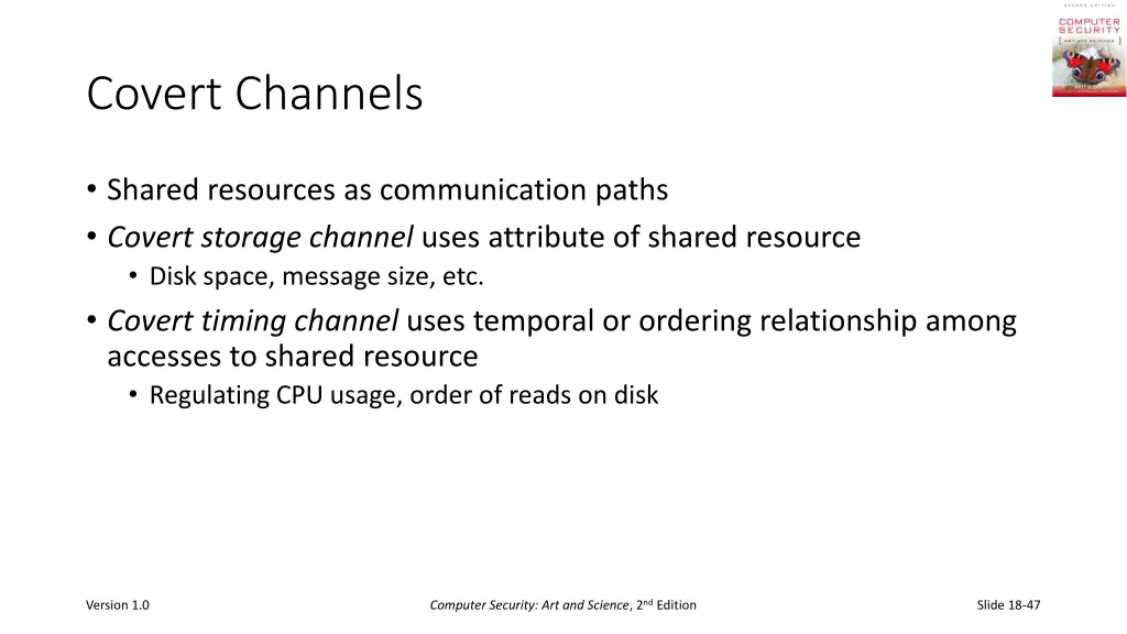 covert channels