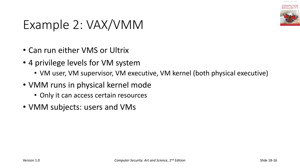 example 2 vax vmm