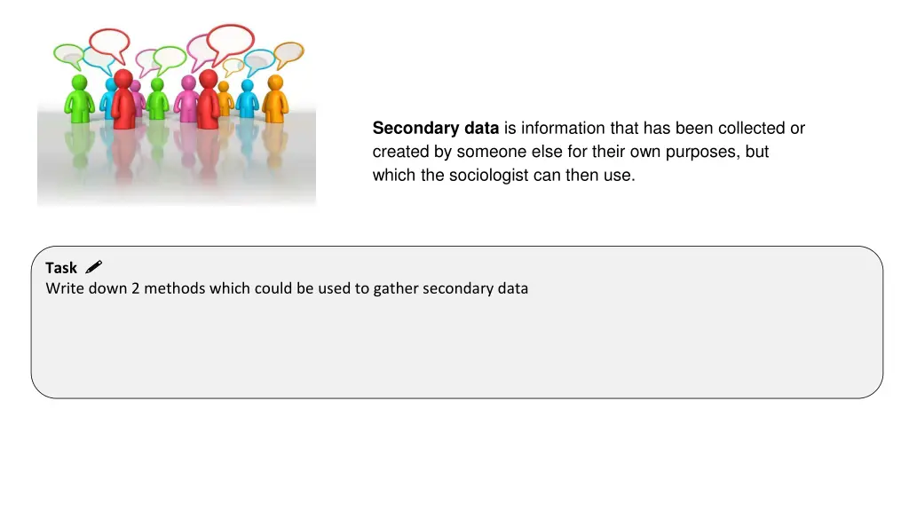 secondary data is information that has been