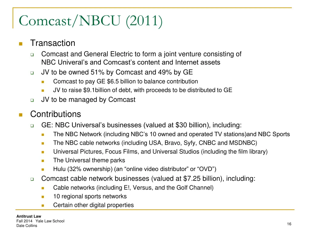 comcast nbcu 2011