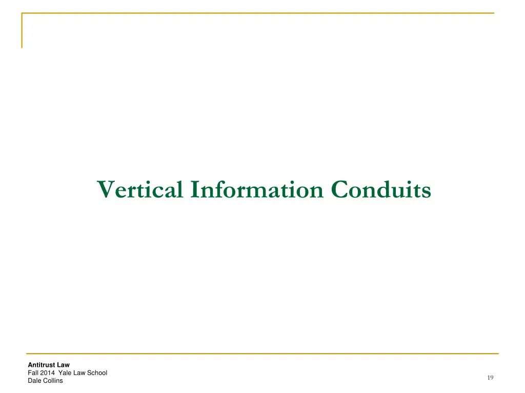 vertical information conduits