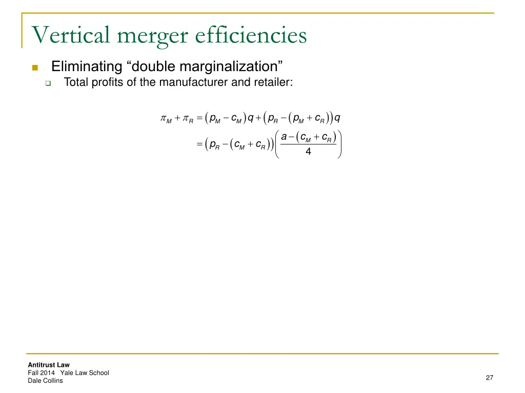 vertical merger efficiencies 3