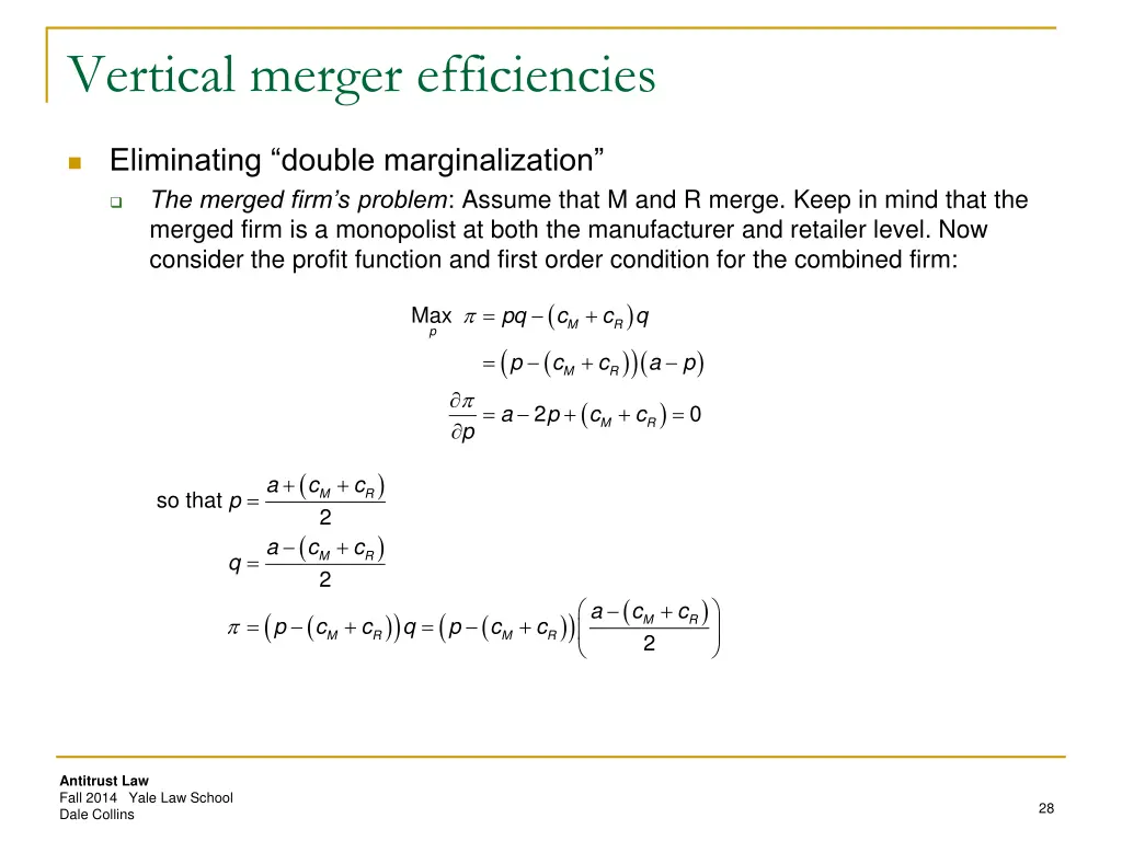 vertical merger efficiencies 4