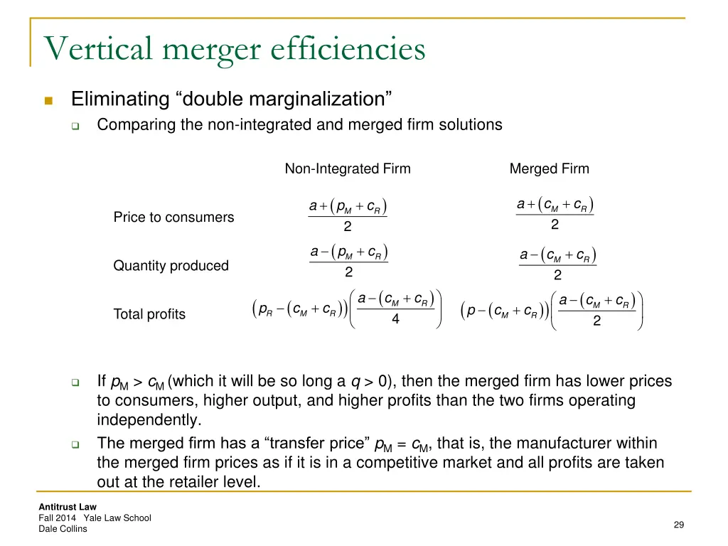 vertical merger efficiencies 5