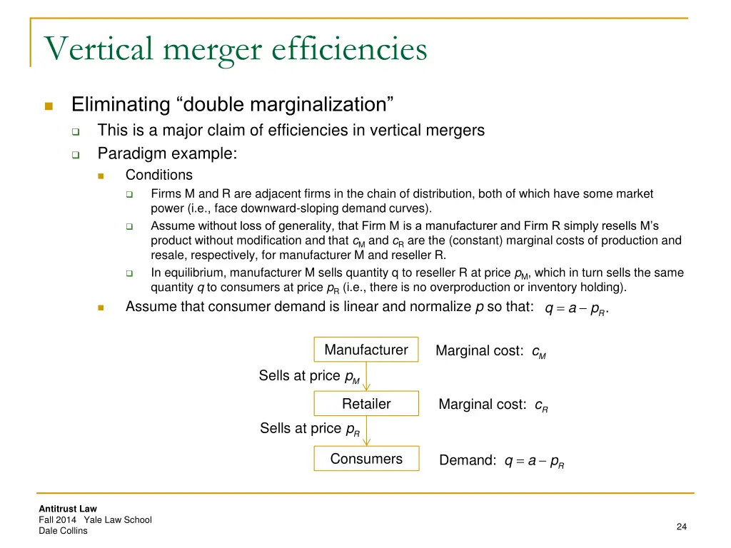 vertical merger efficiencies