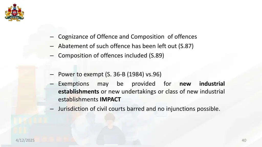cognizance of offence and composition of offences