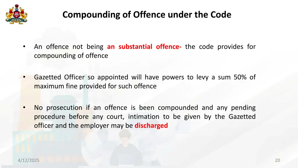 compounding of offence under the code