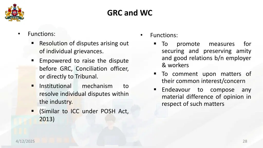 grc and wc