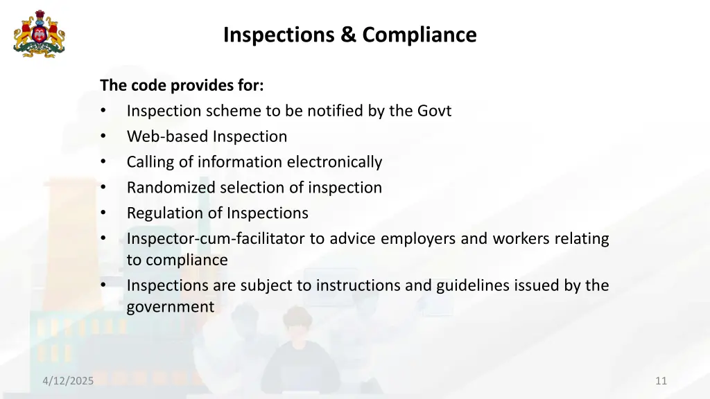 inspections compliance