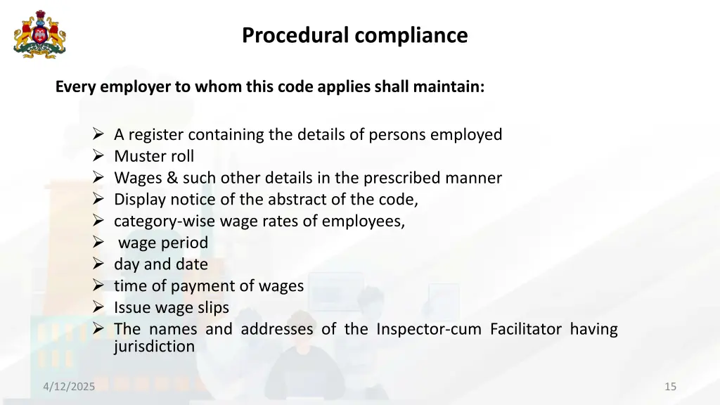 procedural compliance