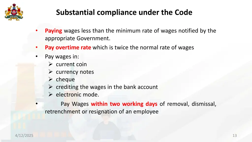 substantial compliance under the code 1