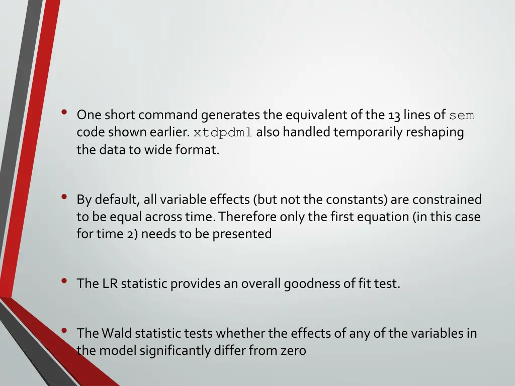 one short command generates the equivalent