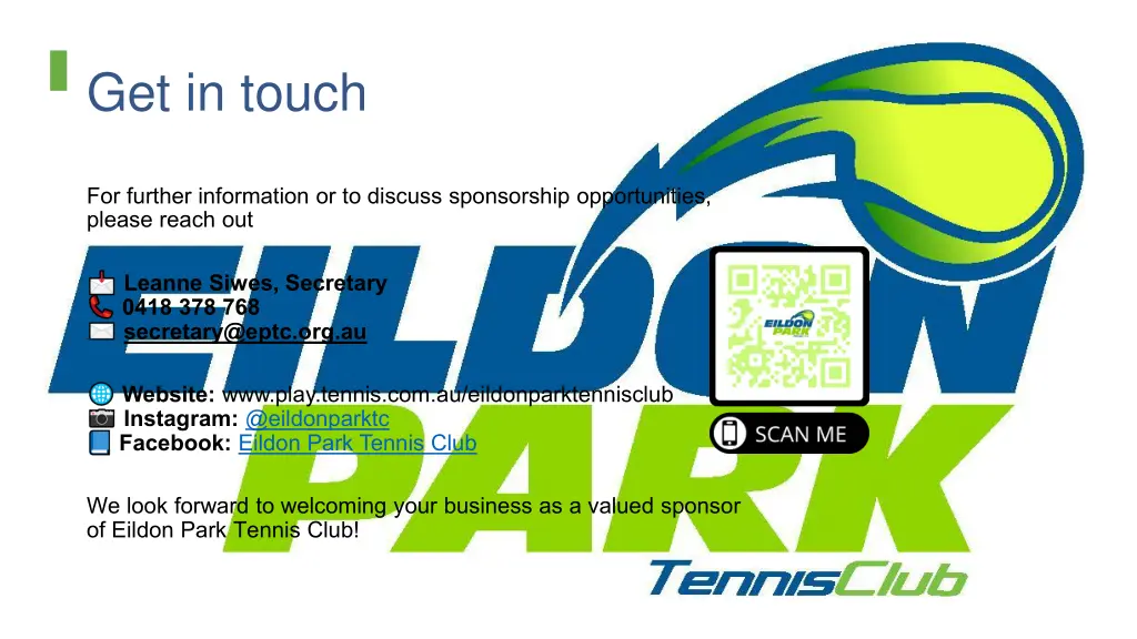 get in touch