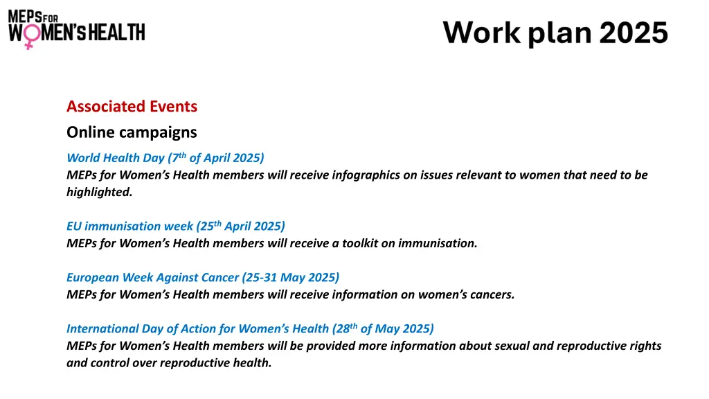 associated events online campaigns