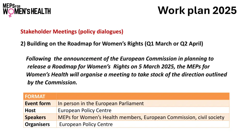 stakeholder meetings policy dialogues 1