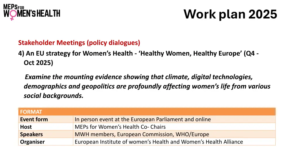 stakeholder meetings policy dialogues 2