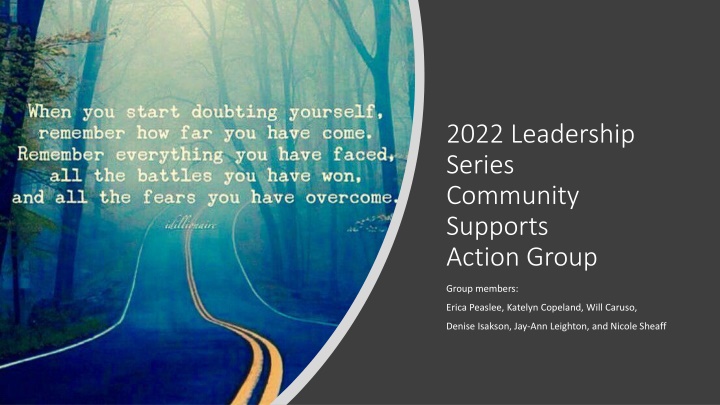 2022 leadership series community supports action