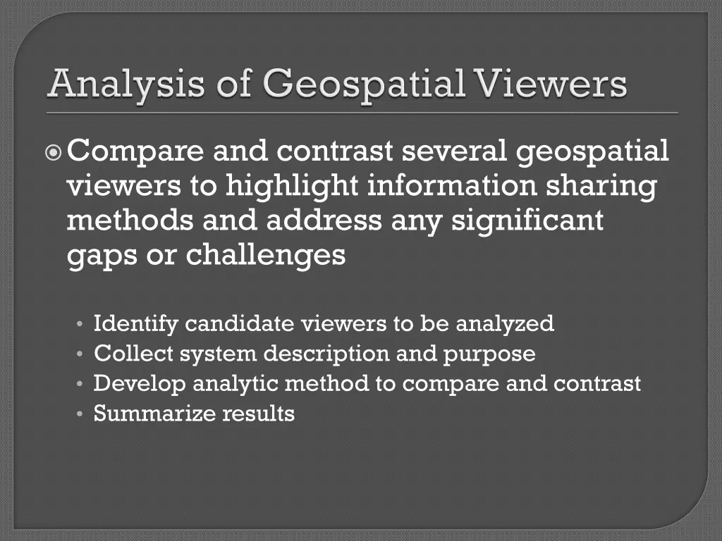 compare and contrast several geospatial viewers