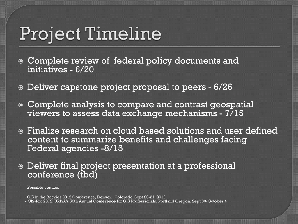 complete review of federal policy documents