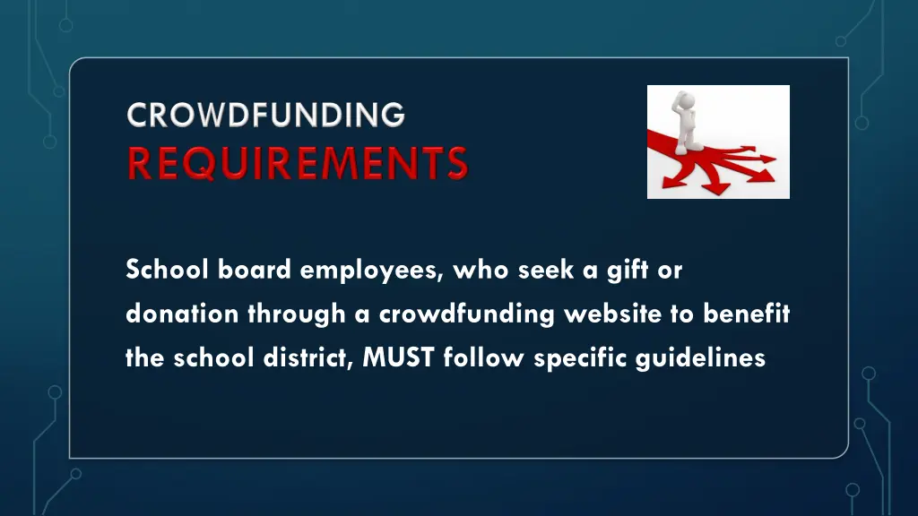 school board employees who seek a gift