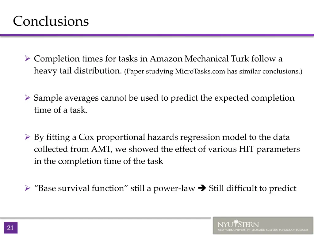 conclusions