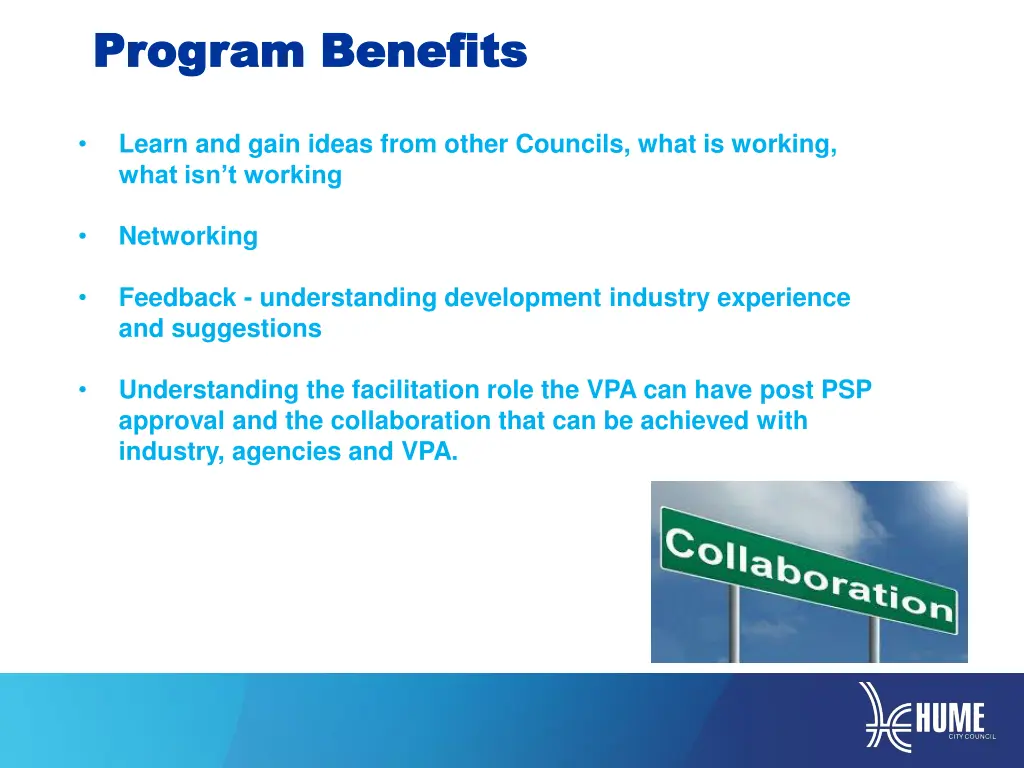 program benefits program benefits