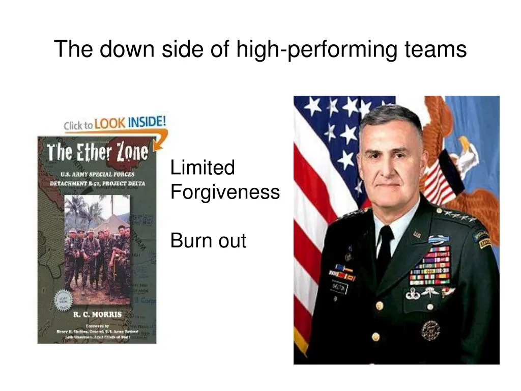 the down side of high performing teams