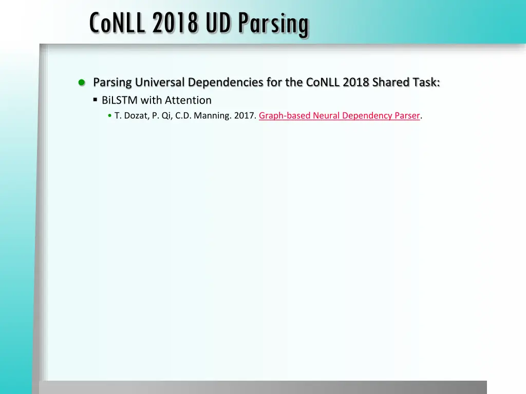 conll 2018 ud parsing