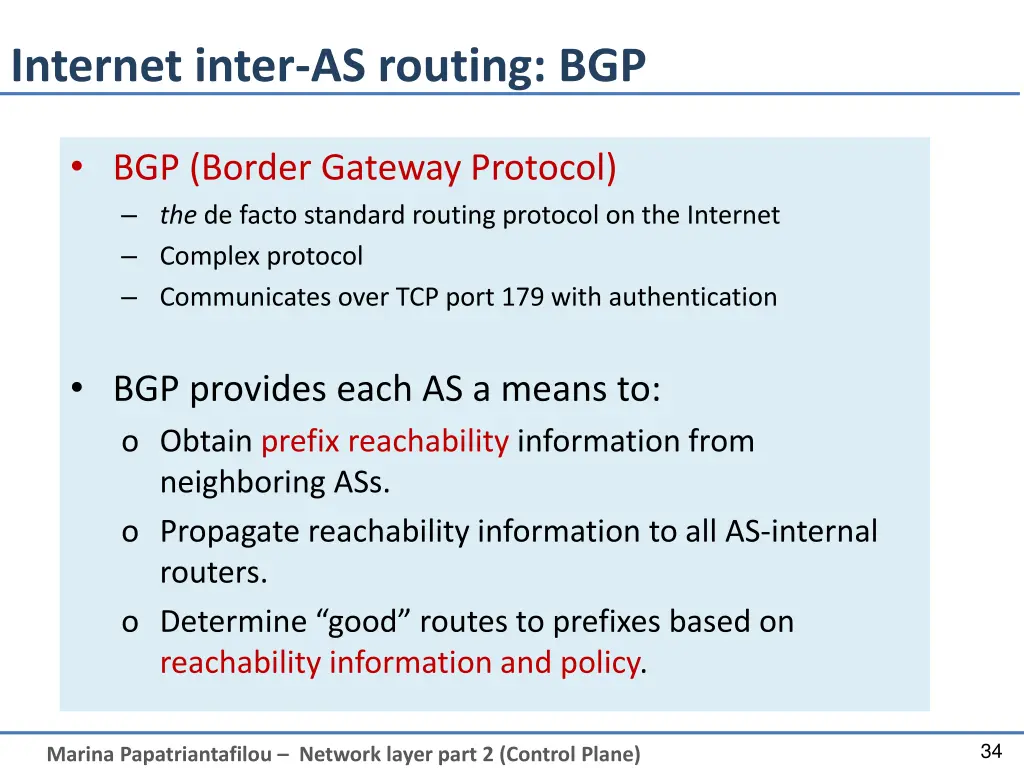 internet inter as routing bgp
